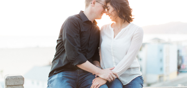 Santa Monica Pier Engagement: Marisa + Spencer