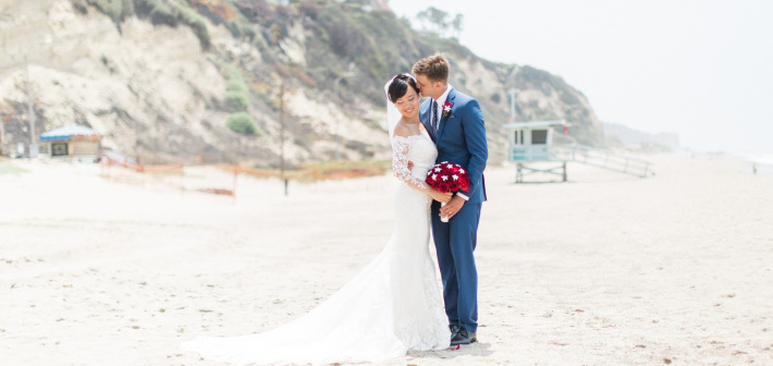 Malibu Engagement & Wedding: Thanh + Neil